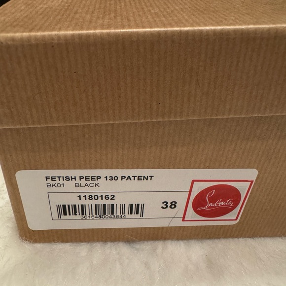 Christian Louboutin Fetish Peep Toe Pumps 130mm - Picture 3 of 10